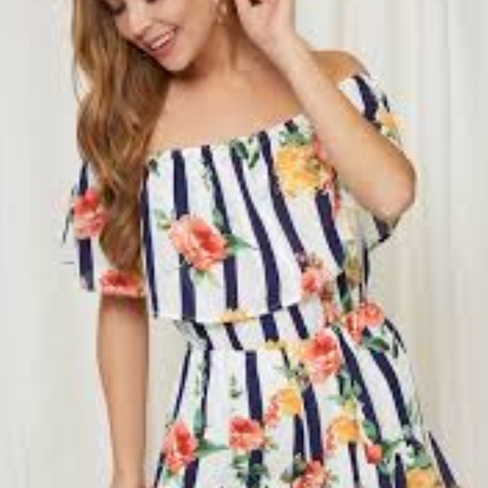 Sexy Floral Romper